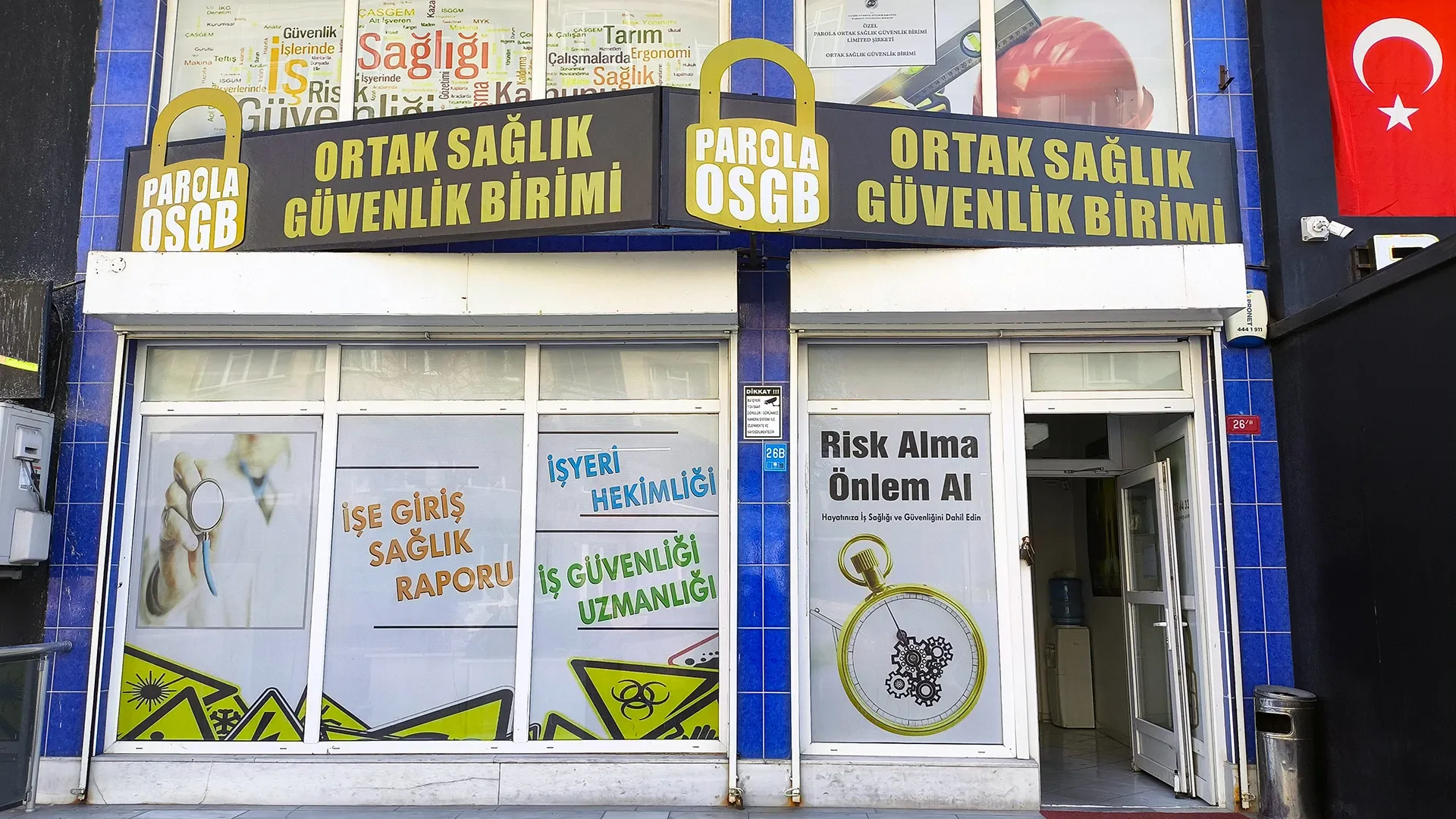 Çorlu Parola OSGB ofisinin dış görünümü